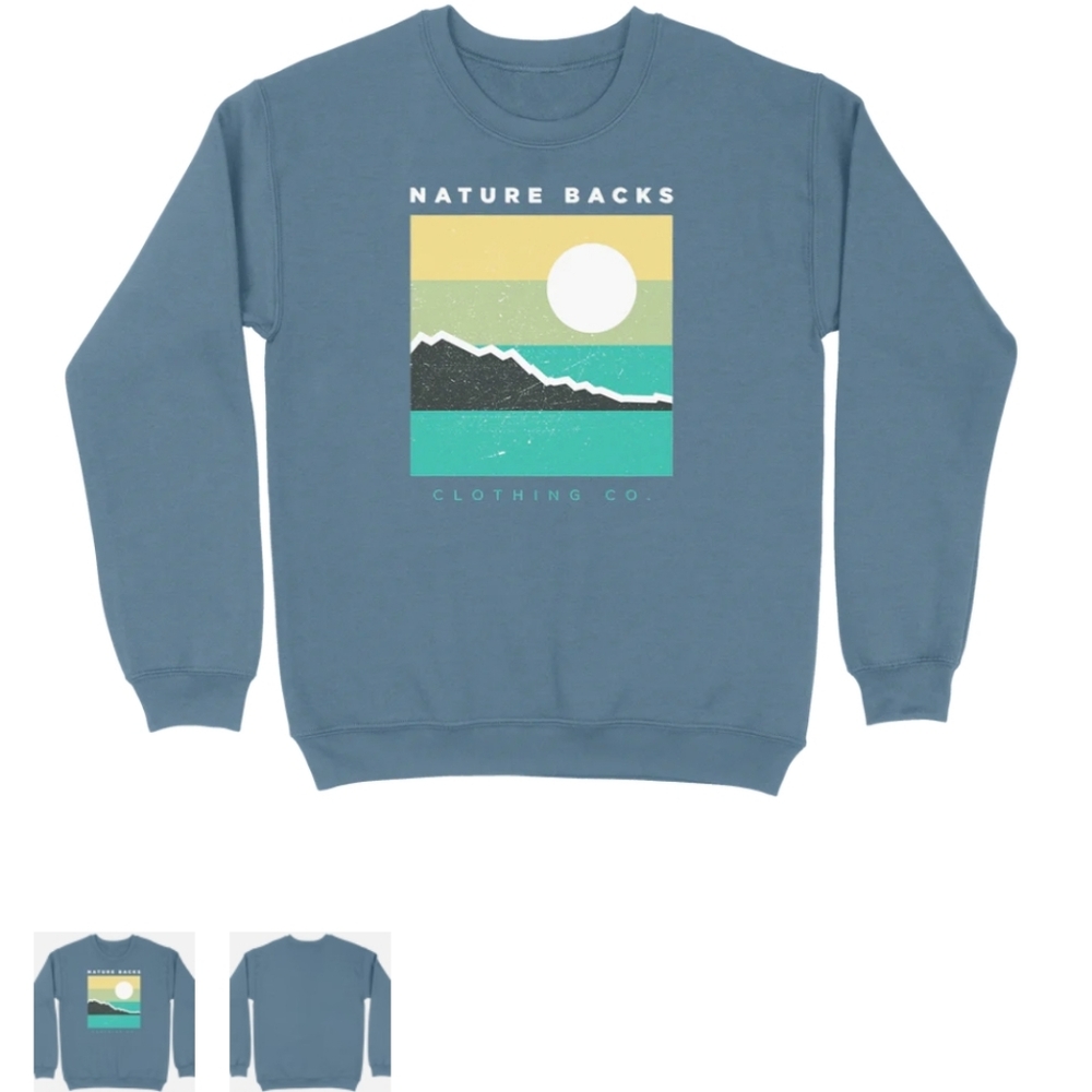 Nature Backs Moonlight Crew Sweatshirt | Dawn